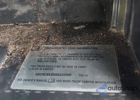 2010 Chevrolet Silverado 1500 Lt из США, поврежденный, VIN 3GCRCSEA8AG230085